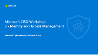 CISO Workshop Module 3 Identity and Access Management.pdf